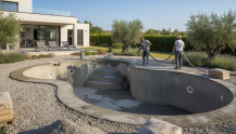 Piscine béton projeté prix m³ : guide tarifs complet 2026