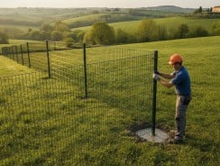 Prix d’une clôture grillage pour 1000 m² en 2026 : budget complet