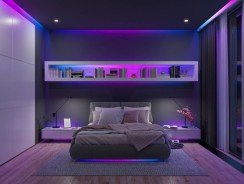 Conseils pour transformer votre chambre avec un éclairage coloré et tendance
