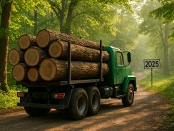 Découvre le vrai prix d’un camion de bois en grume en 2025, sans perdre de temps et sans surprise