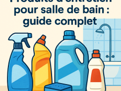 Produits d&rsquo;entretien pour salle de bain : guide complet