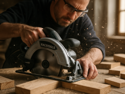 Obtenez des coupes précises avec la scie circulaire Racetools en seulement quelques minutes