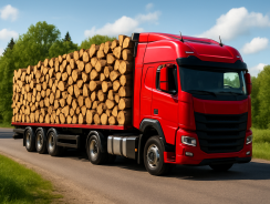 Obtiens un semi-remorque de bois de chauffage en 2m livré rapidement, sans surprise sur le prix en 2026