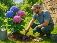 Plantez votre hortensia à la bonne distance du mur en 5 minutes, sans prise de tête