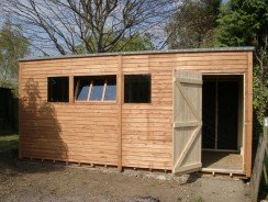 Abris de jardin en bois à toit plat – Large choix d&rsquo;abris de jardin en bois à toit plat