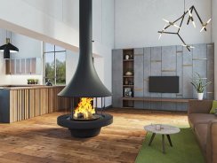 Cheminée centrale : un atout design et chaleureux pour votre maison