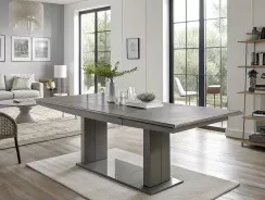 Table extensible gris laqué : le choix pratique et esthétique