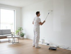Tarif peintre au m2 : prix 2026 selon type de peinture